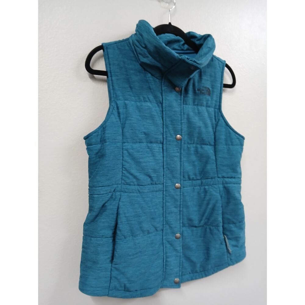 The North Face Women's Pseudio Vest in teal size Medium - Picture 2 of 11